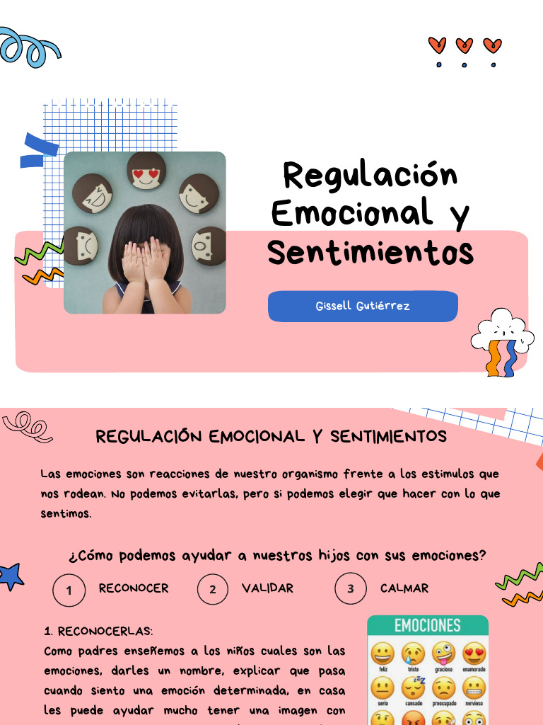 Regulación Emocional en Niños | PDF | Las emociones | Autorregulación ...