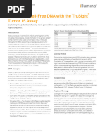 Tempus xF Liquid Biopsy Overview | PDF | Biopsy | Cancer