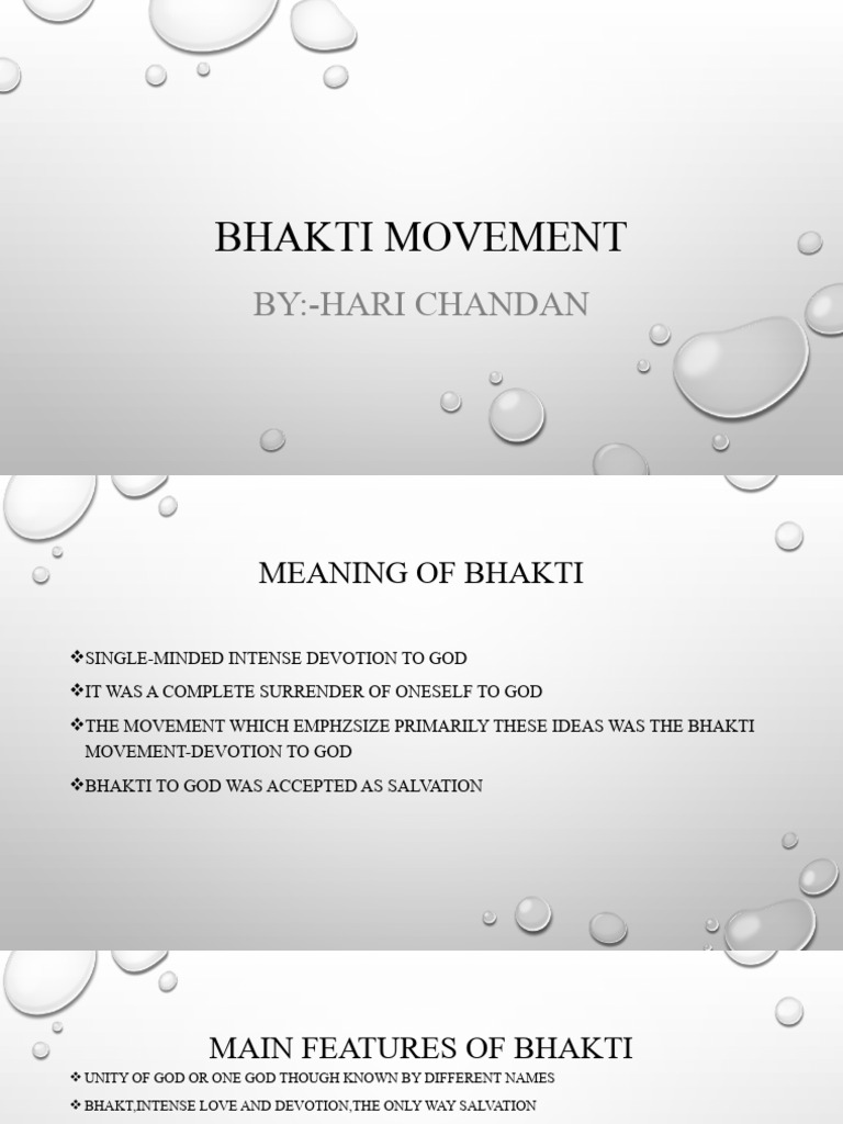 Bhakti Movement | PDF | Bhakti | Bhakti Movement
