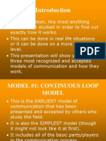 Communication Models Presentation 2154