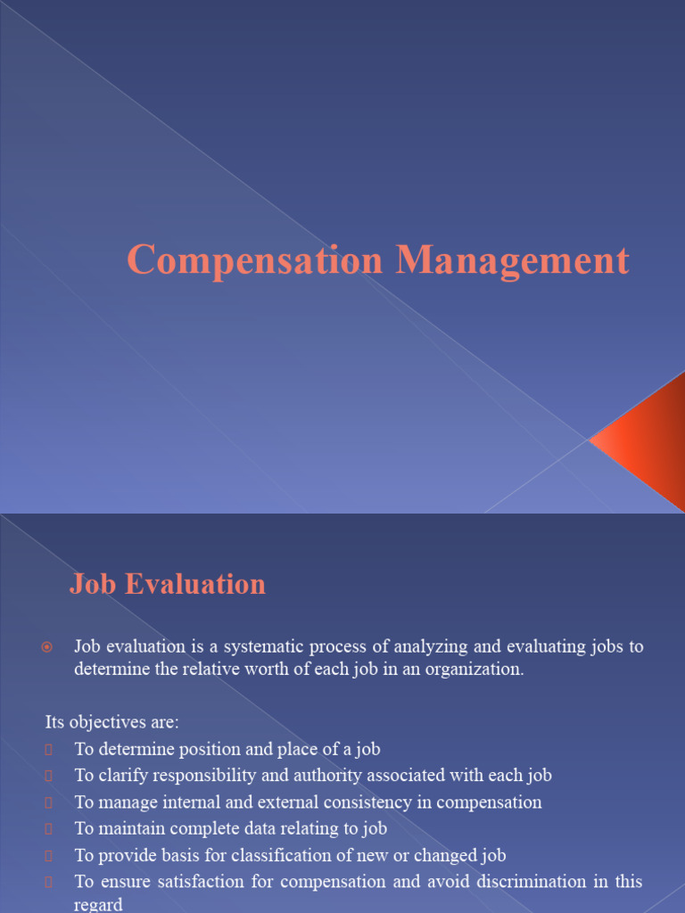 Compensation Management Overview | PDF | Cost Of Living | Employment