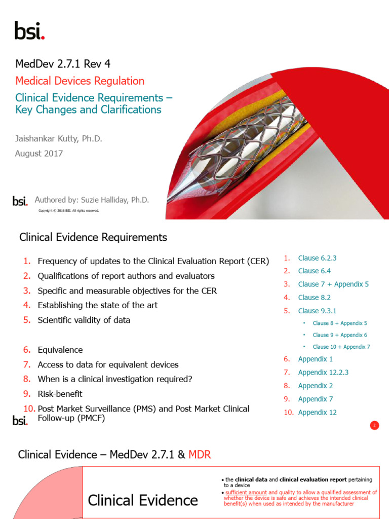 Key Changes in MedDev 2.7.1 Rev 4 | PDF | Systematic Review