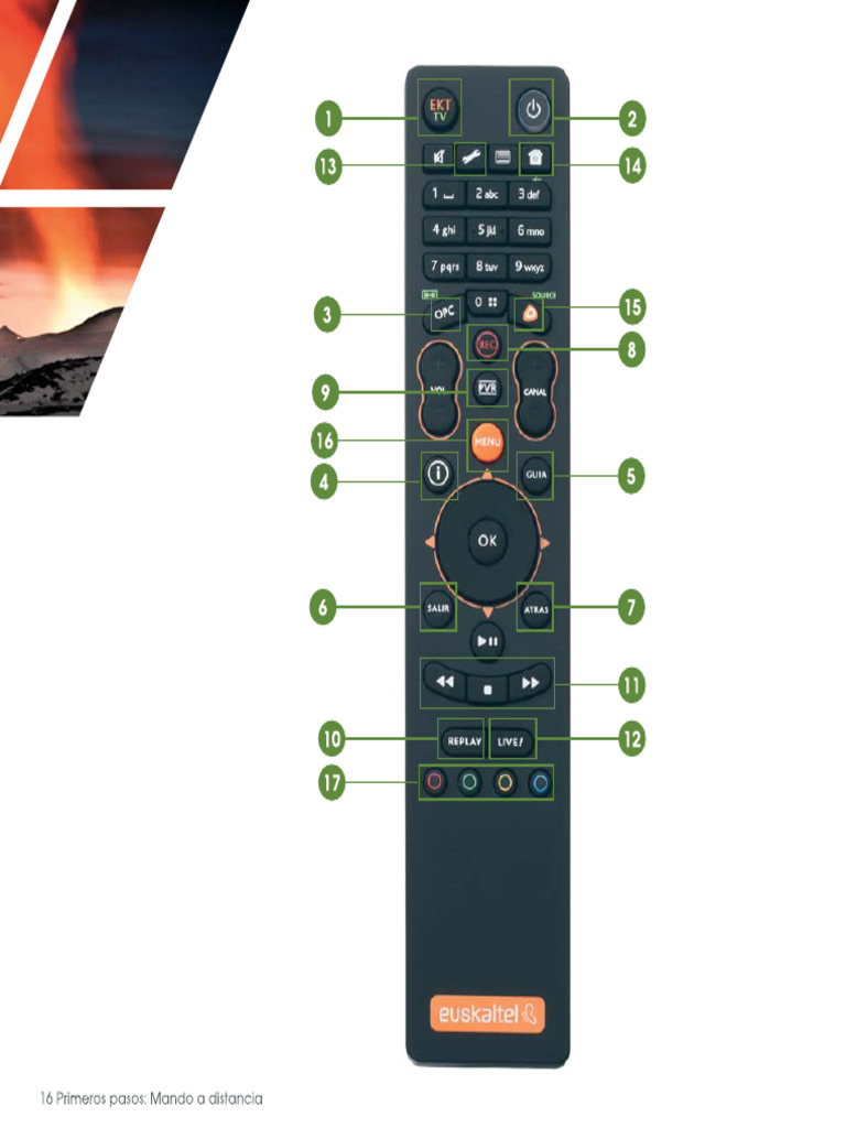 Mando LG-Euskaltel | PDF | Control remoto | Televisión