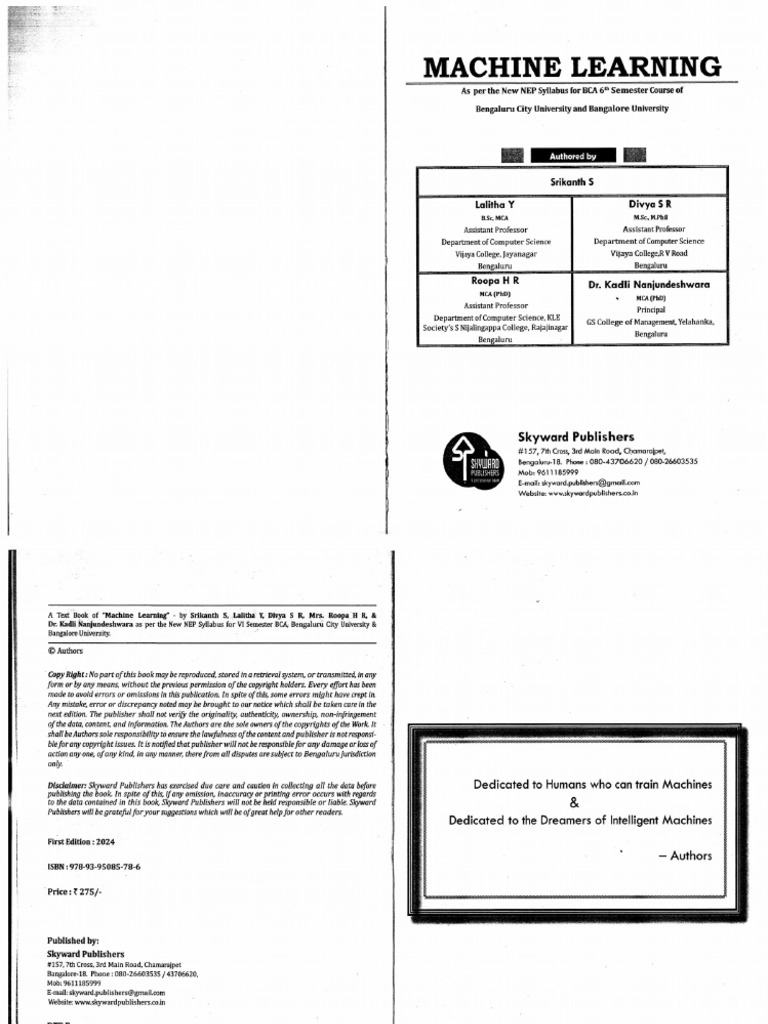 Machine Learning | PDF