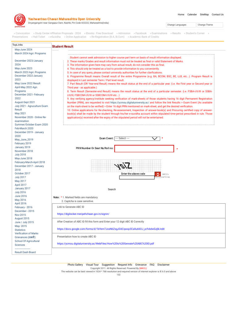 Yashwantrao Chavan Maharashtra Open University | PDF