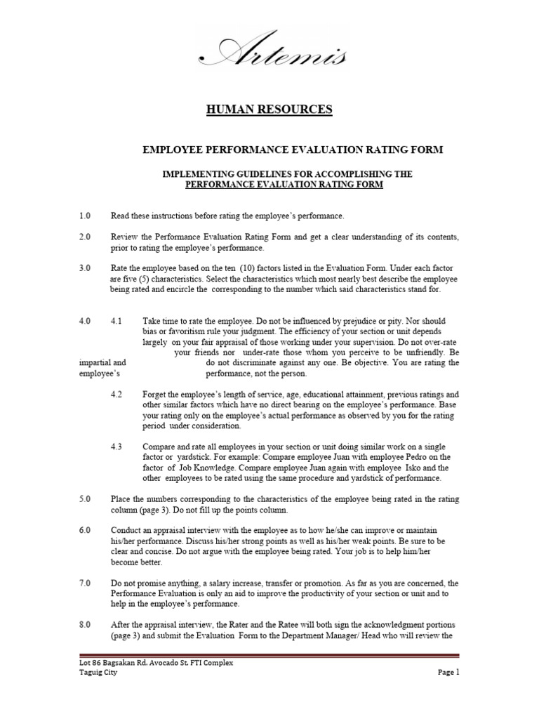 CCC - Ii .E. P. E. R. Form Guidelines - (R & F) | PDF | Performance ...