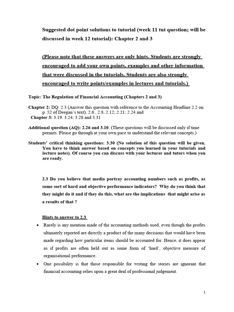 Week 11 tut questions and solutions on ch 2 and chapter 3 political