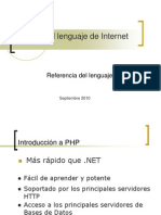 PHP El Lenguaje de Internet