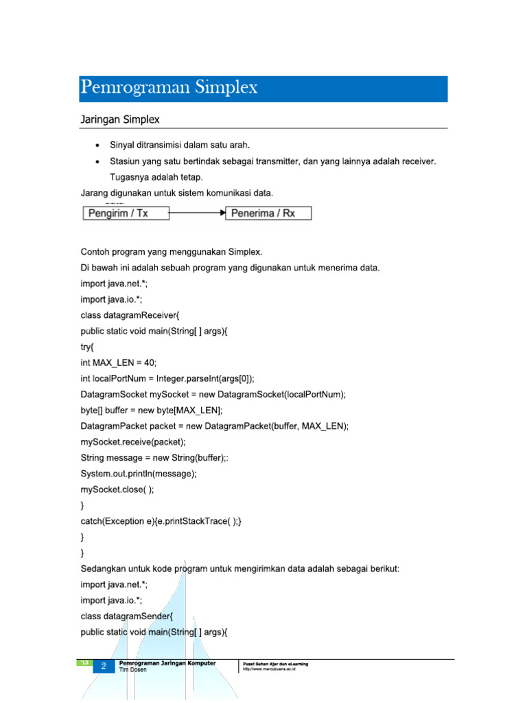 Modul 4 Pemrograman Simplex | PDF