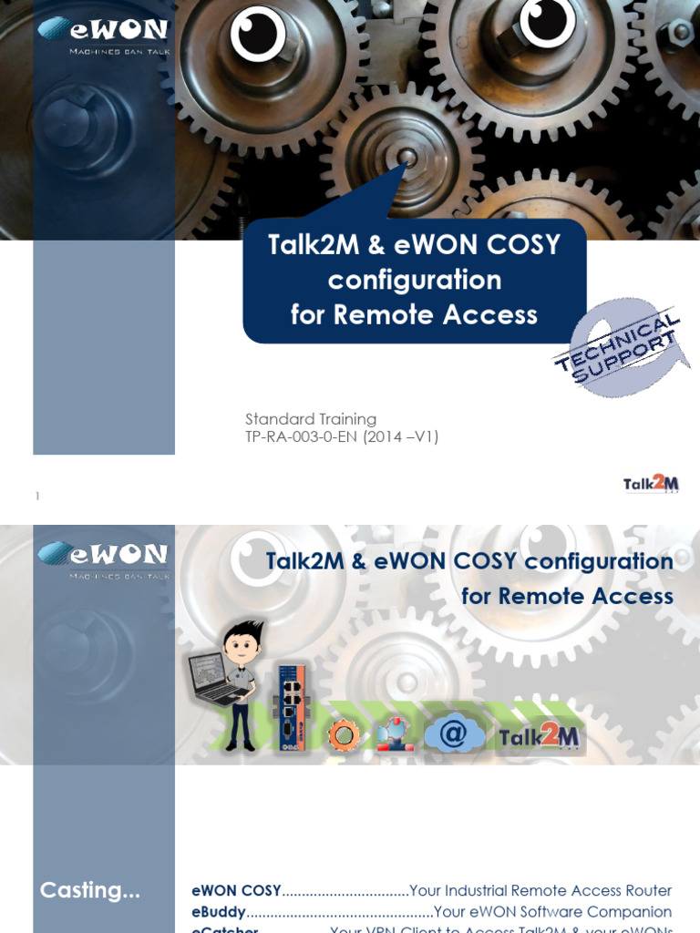 eWON COSY Remote Access Setup Guide | PDF | Port (Computer Networking ...