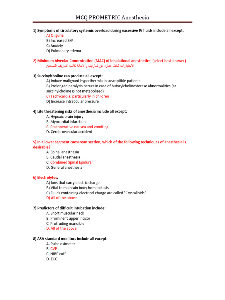 Anesthesia 4 Pdf Anesthesia Clinical Medicine