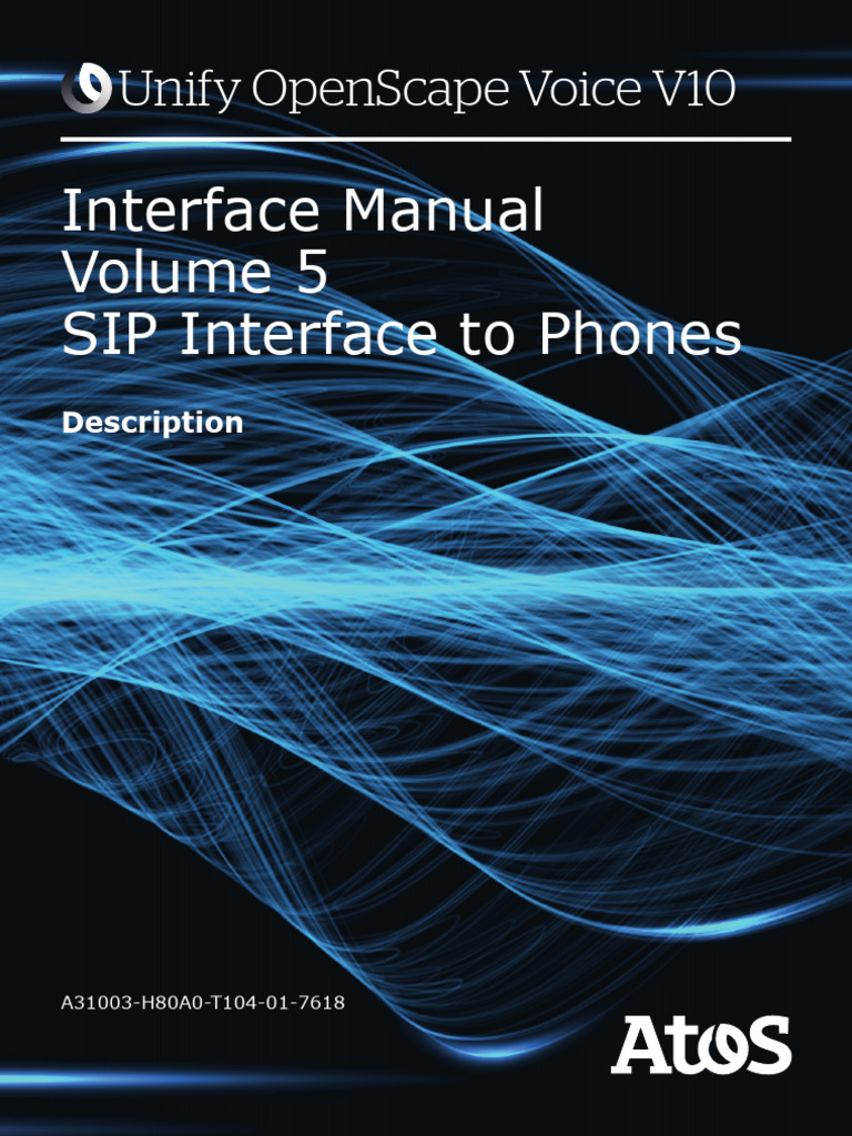 Openscape voice v10 sip to phones interface manual download free pdf