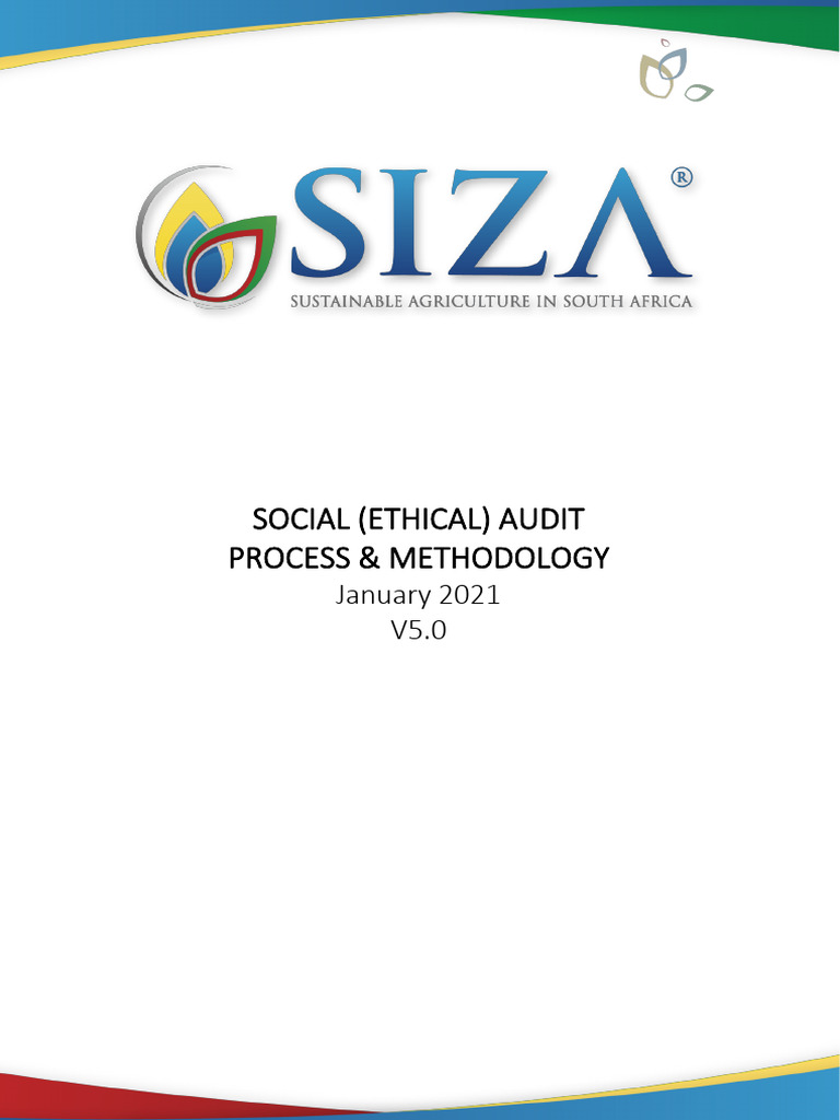 SIZA Social Audit Methodology Guide | PDF | Audit | Consultant