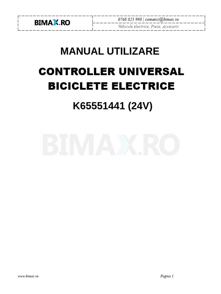 Controller City COCO - Manual Utilizare | PDF
