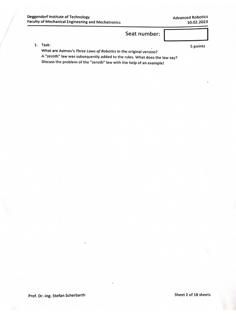 Advance Robotics Paper | PDF