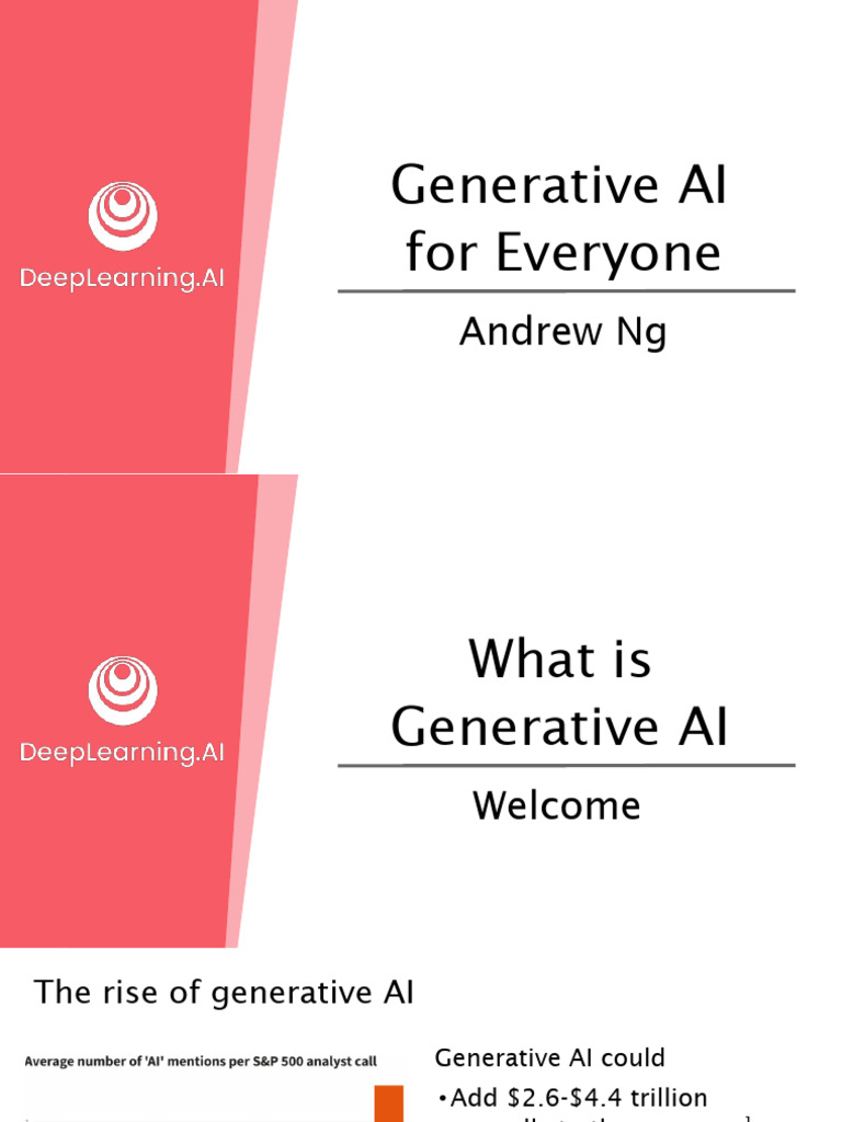 Generative AI Insights by Andrew Ng | PDF | Artificial Intelligence ...
