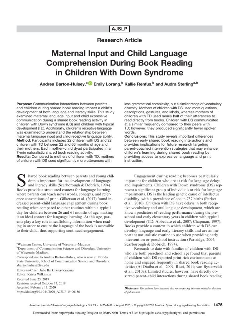 barton-husley-maternal-input-and-child-langu-pdf-word
