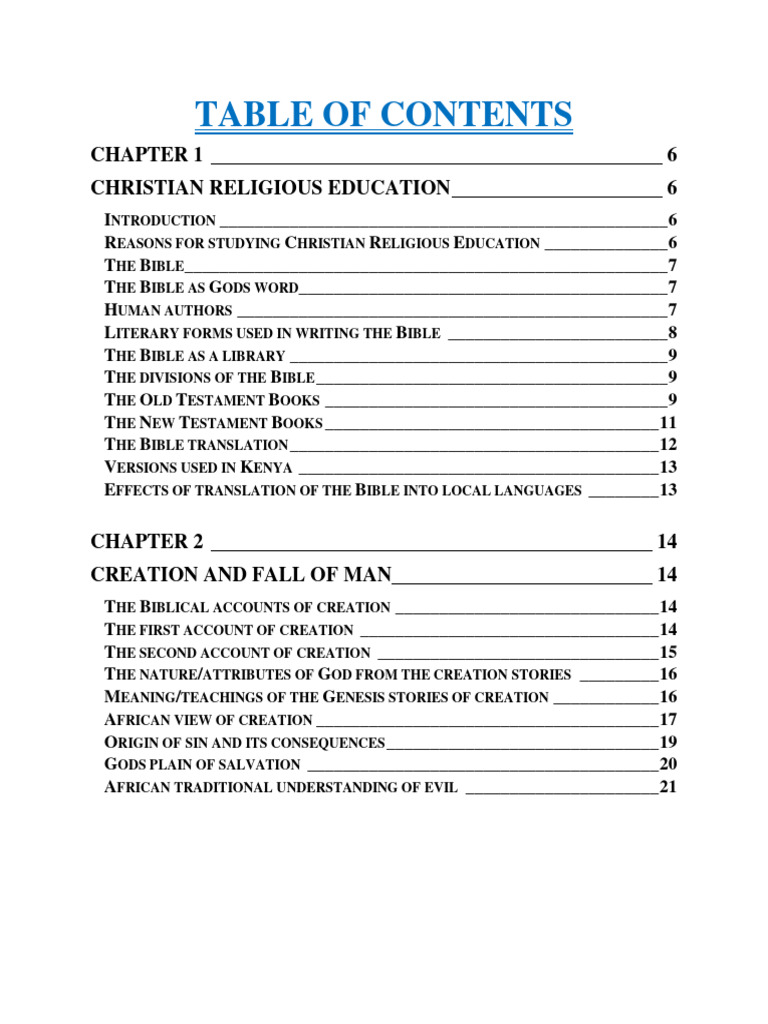Cre Form 1 Topics