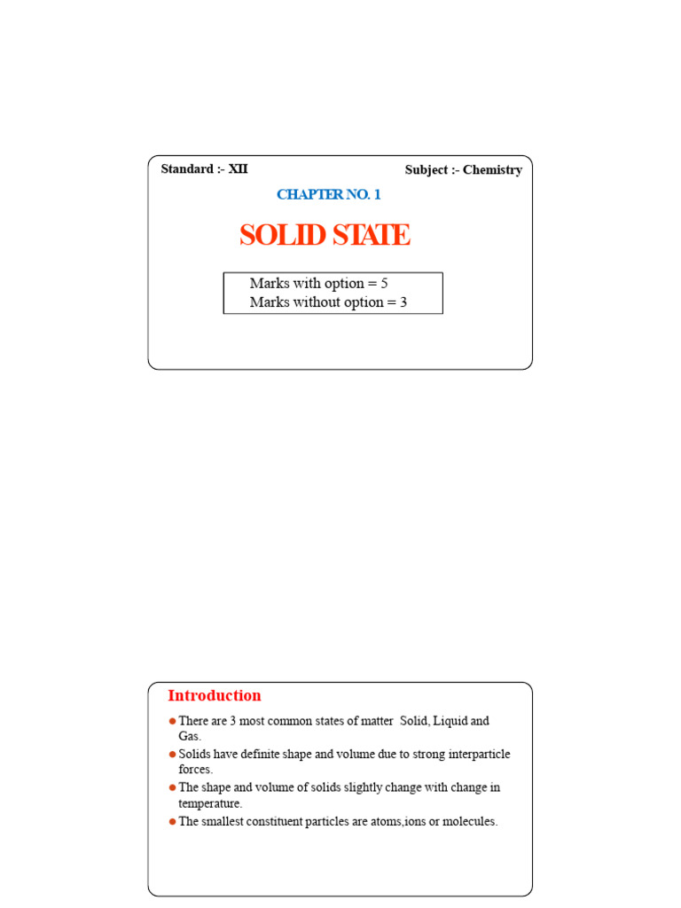 Understanding Solid State Chemistry | PDF | Crystal Structure | Valence ...