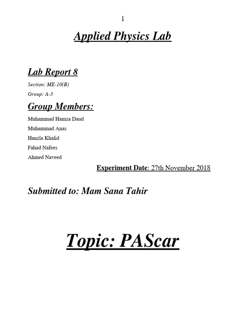 Applied Physics Lab: Spring Experiments | PDF | Force | Experiment