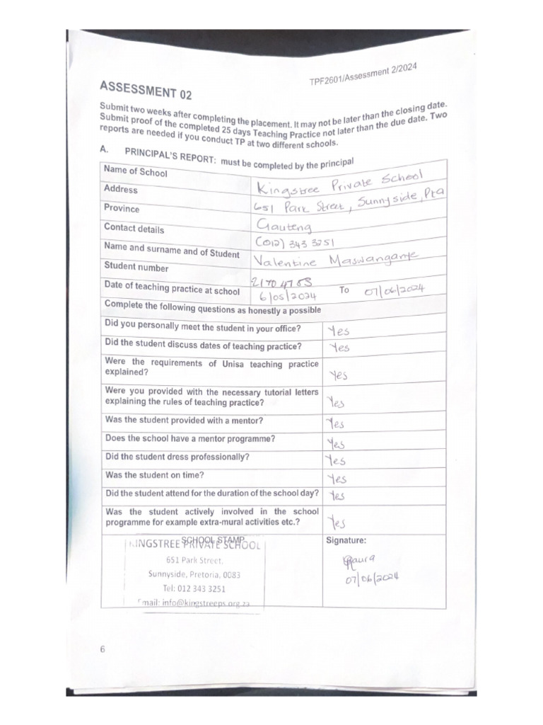 Tpf2601assessment 22024 pdf