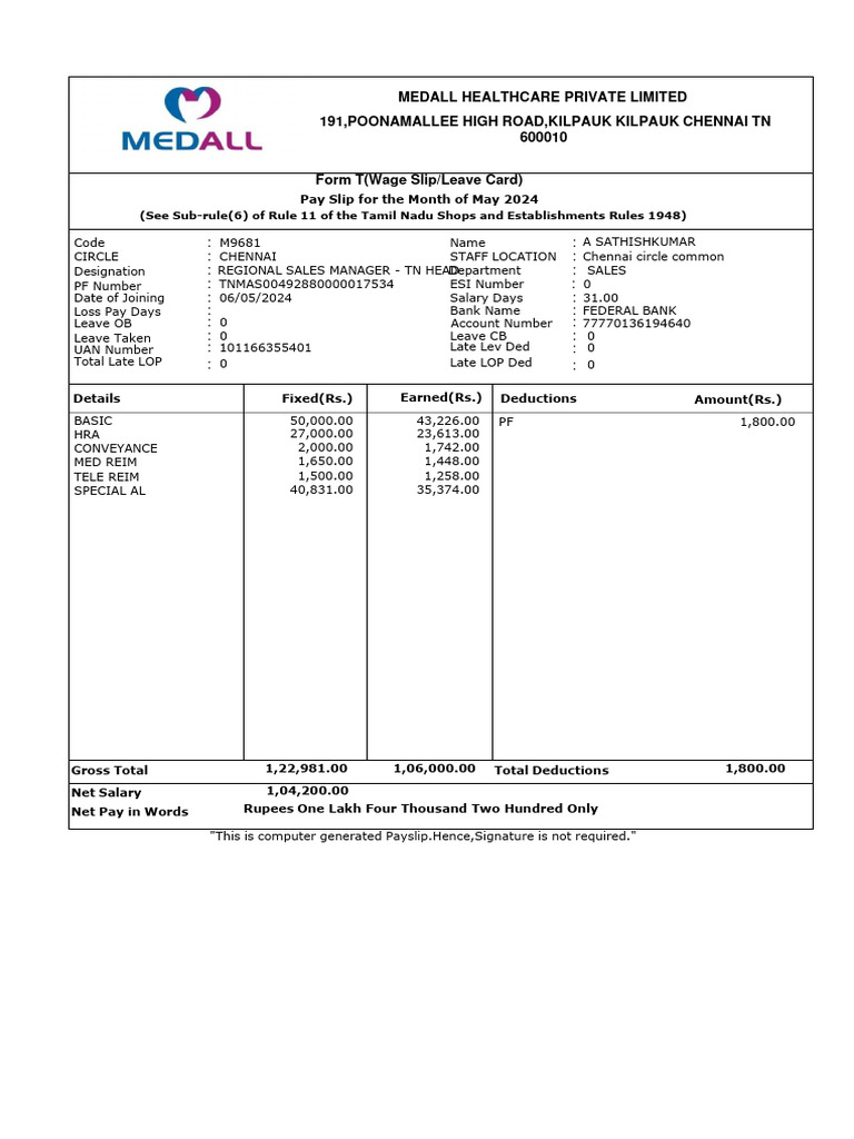 Government Teacher Salary In Tamil Nadu