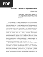 Literatura e Ditadura