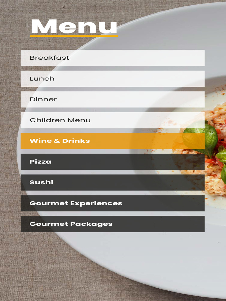 Dining and Beverage Menu at Sea | PDF | Wine Grape Varieties | Foods
