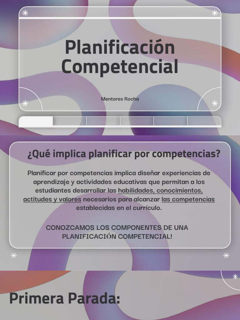 Planificación Educativa por Competencias | PDF | Aprendizaje | Plan de ...