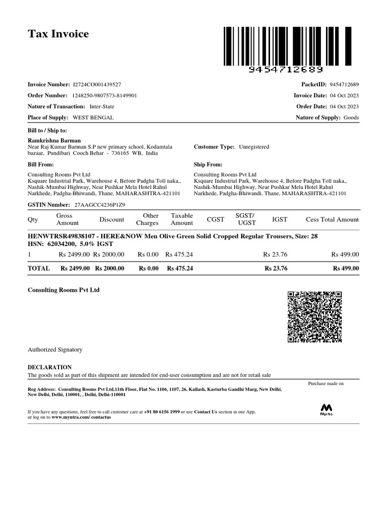Item Invoice Download | PDF | Taxes | Taxation