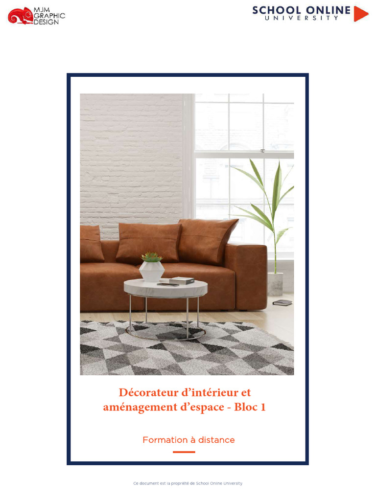 Formation Décorateur d'Intérieur à Distance | PDF | Pédagogie ...