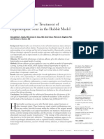 Silicone Occlusive Treatment of Hypertrophic Scar in The Rabbit Model