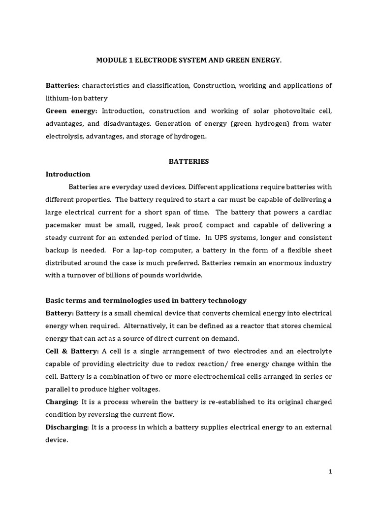 unit-1-battery-and-green-energy-pdf-rechargeable-battery-lithium
