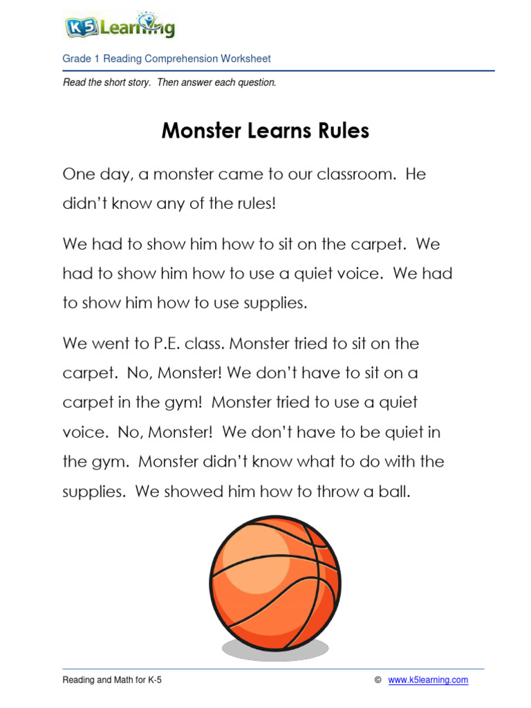 Monster Learns Rules | PDF | Language Arts & Discipline | General Fiction