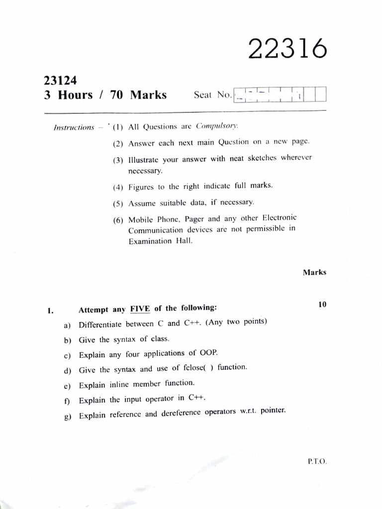 OOP (2023 Summer) | PDF | C++ | Programming