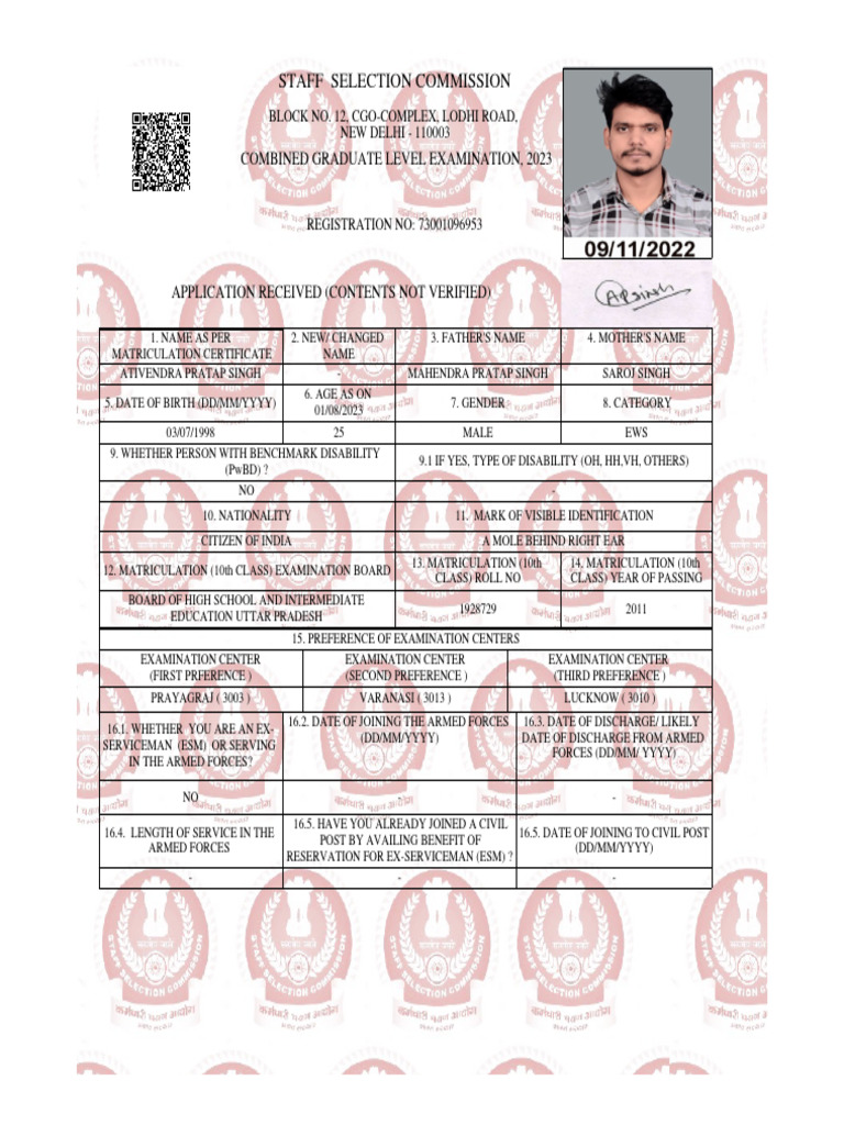 Application Form Draft Print For All | PDF