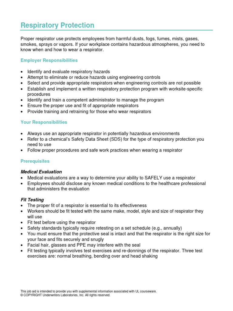 Respiratory_Protection_US_Job_Aid_PS5-00266 | Download Free PDF ...