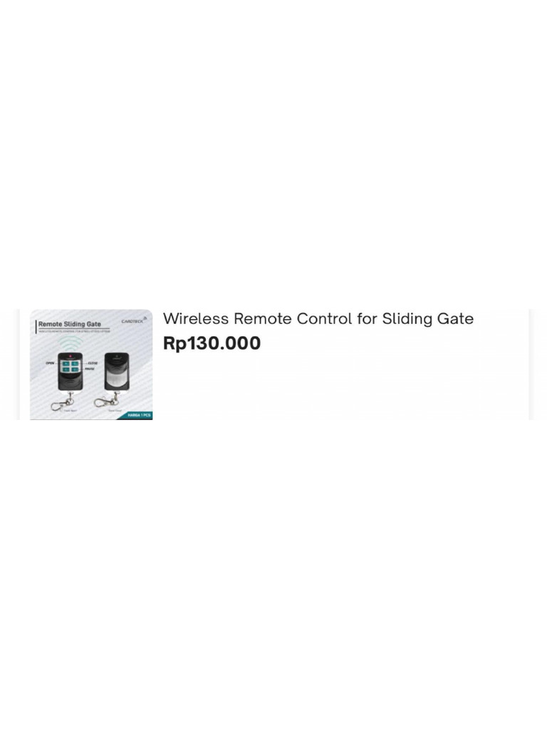 Wireless Remote Control | PDF