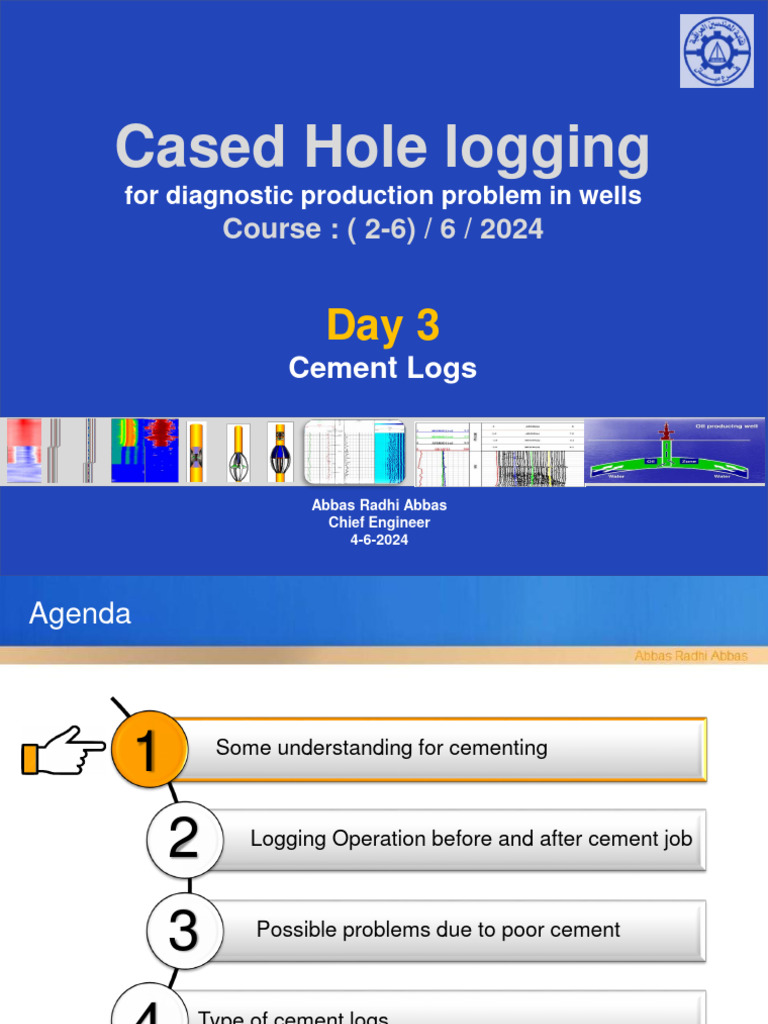Cement Log Evaluation in Well Operations | PDF | Casing (Borehole)