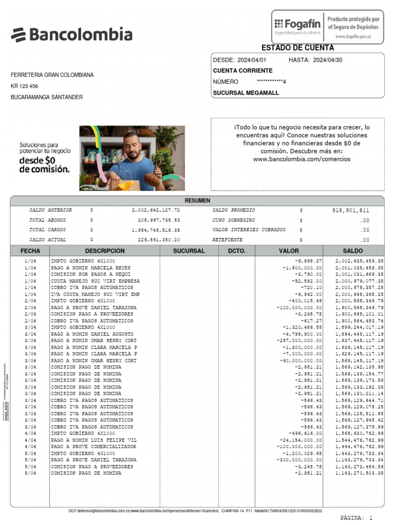 Extracto abril bancolombia fgc pdf impuestos pagos