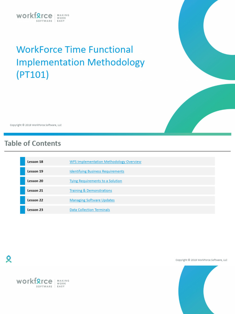 3 - PT101 Implementation Methodology 2019 - 021603 | PDF | Databases ...