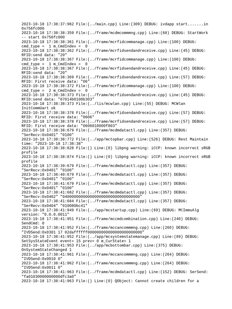 Log 20231018 | PDF | Thread (Computing) | Computer Engineering