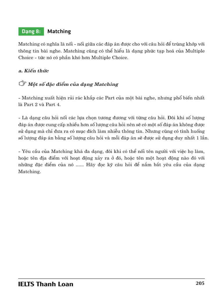 D NG 8 MATCHING | PDF