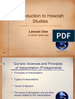 Introduction To Howzah Studies - Lesson 1