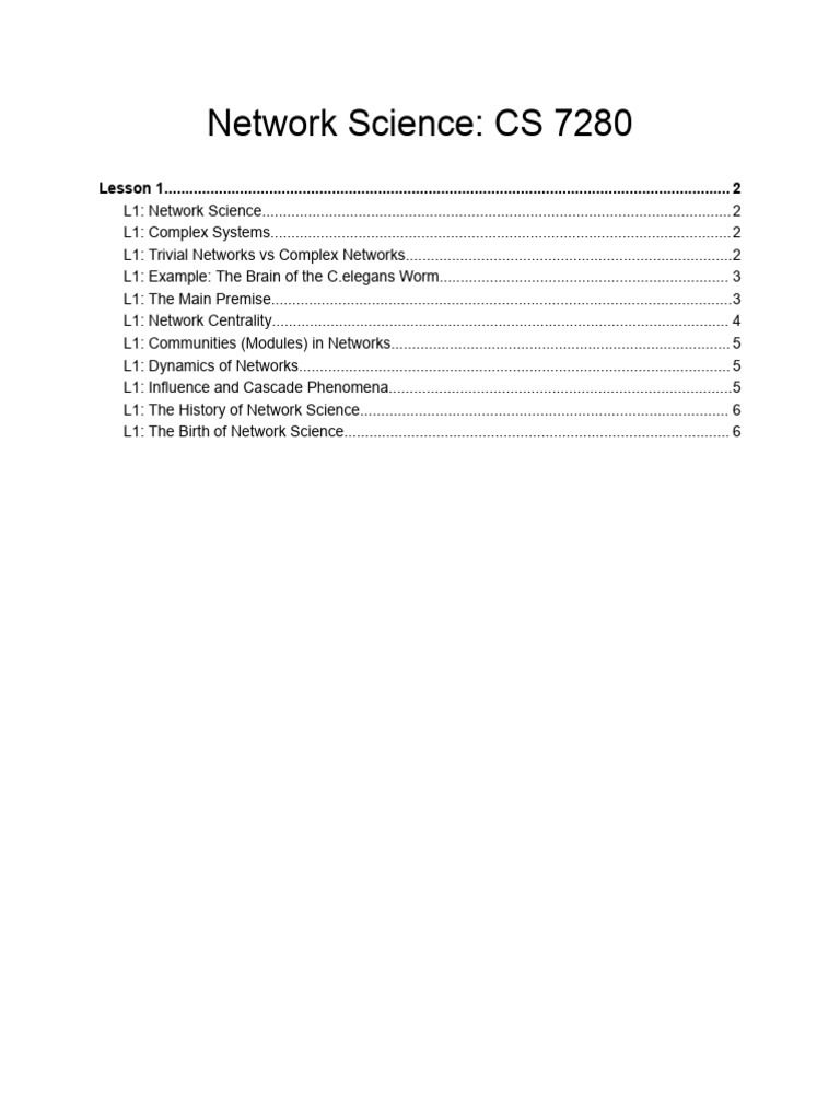 Introduction to Network Science | PDF | Computer Science | Discrete ...