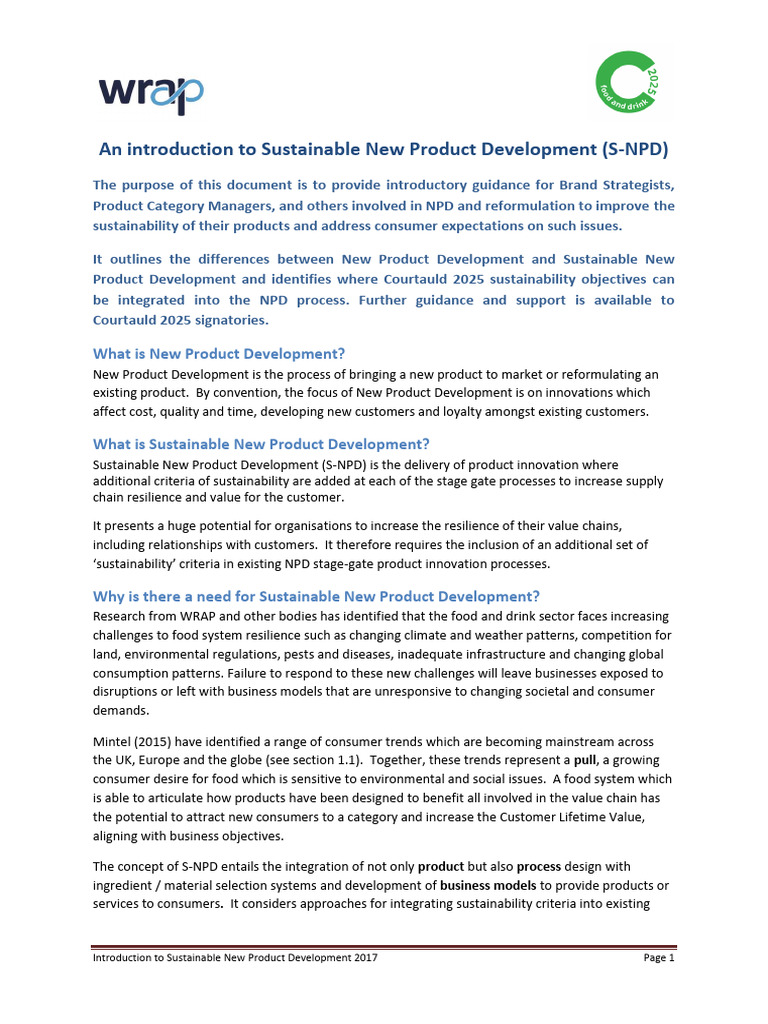 2016 09 27 Principles of NPD Final 27 09 16 | PDF | New Product ...