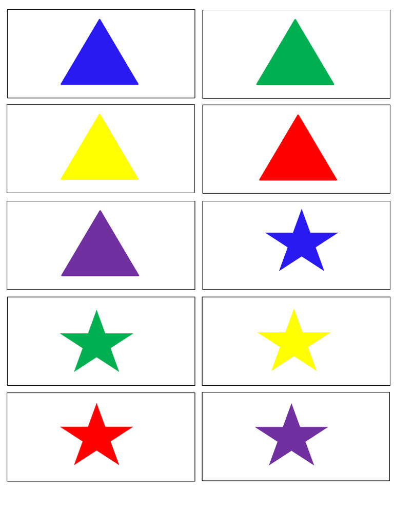 Cartão Formas e Cores | PDF