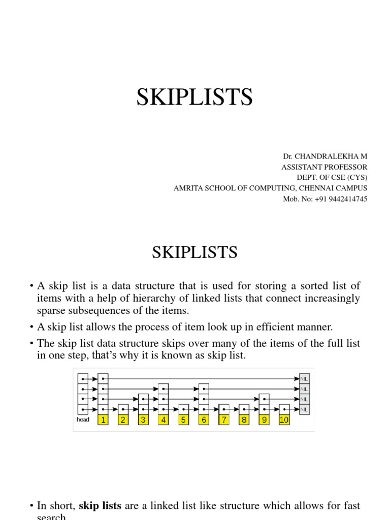Skip Lists | PDF | Computing | Information Retrieval