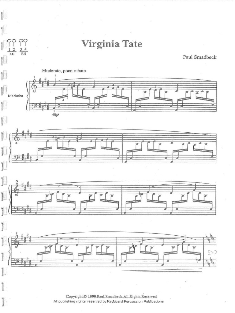 Virginia tate marimba sales