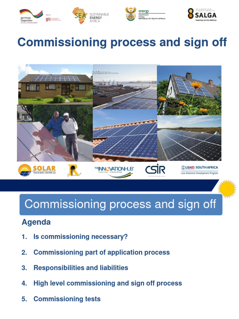 Solar PV Commissioning Process Guide | PDF | Photovoltaics | Electricity
